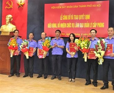 Lễ công bố, trao Quyết định điều động, bổ nhiệm chức vụ Lãnh đạo quản lý cấp...